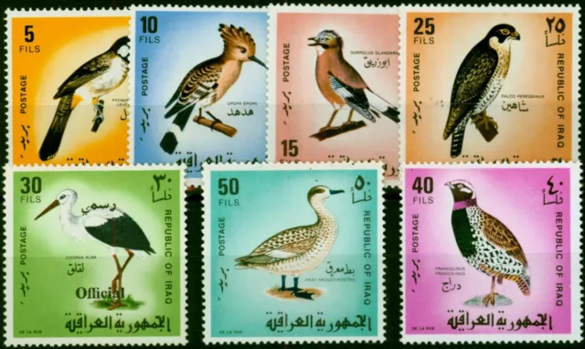 Iraq 1968 Iraqi Birds Set of 7 SG794-800 V.F MNH