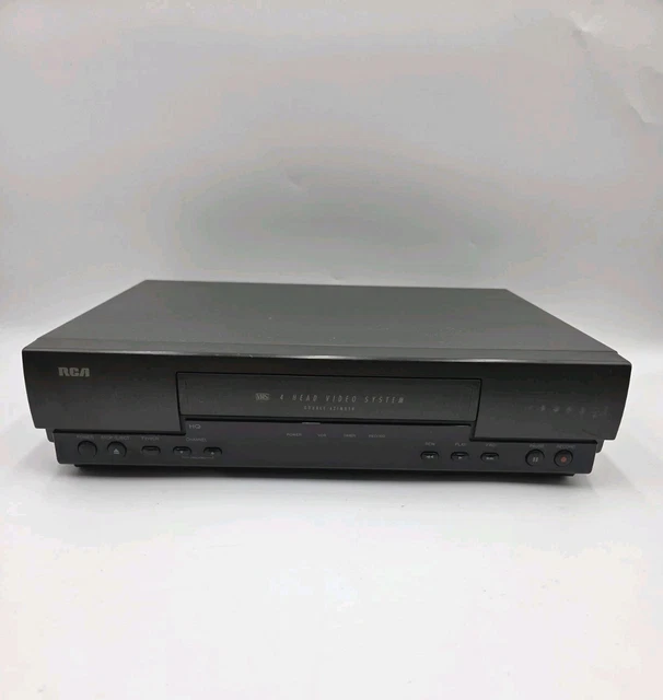 RCA VCR VR508 Vhs Player 4 Head Hi-Fi Video Cassette Recorder Tested ...