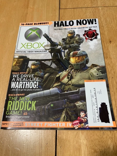 Oficial Xbox Magazine Jan 2009 Issue #92  Halo Now! Halo wars