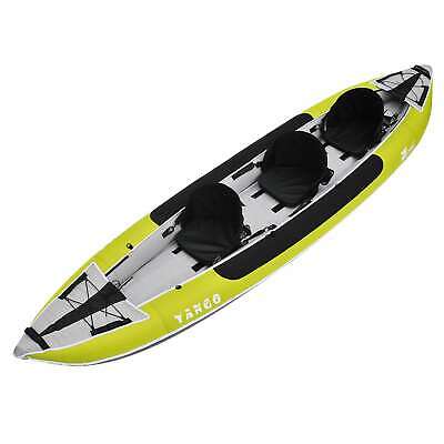 Kayak Gonflable Z-Pro Tango 3 Vert - Kayak 2 Ou 3 Places