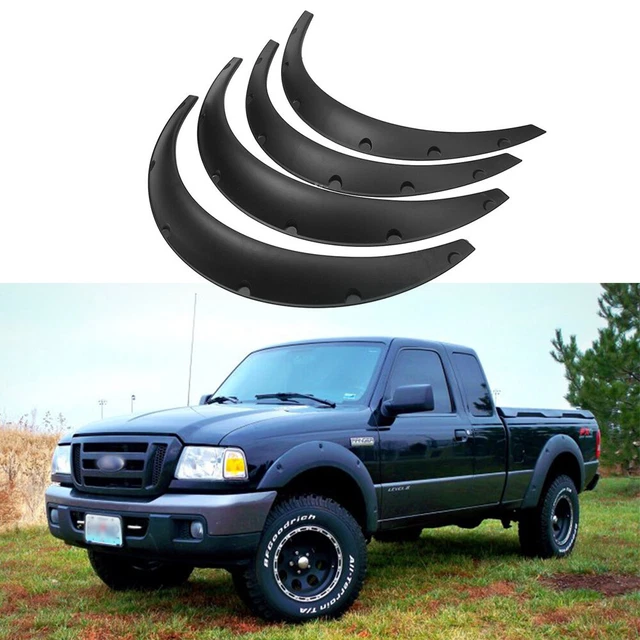 4.5& FENDER FLARES Flexible Wide Body Kit Wheel Arch For Ford Ranger