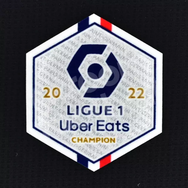 2022-23 Ligue 1 PSG Patch Champion 2022 Uber Eats Repro for Shirt Jersey