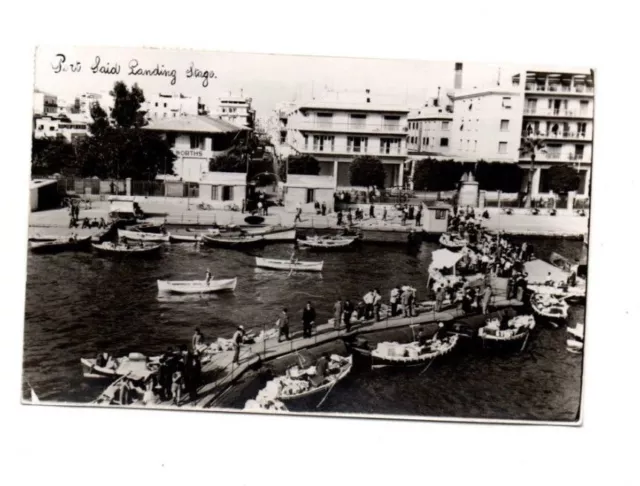 Aden - Port Said Landing Stage - Postcard Franked 1959