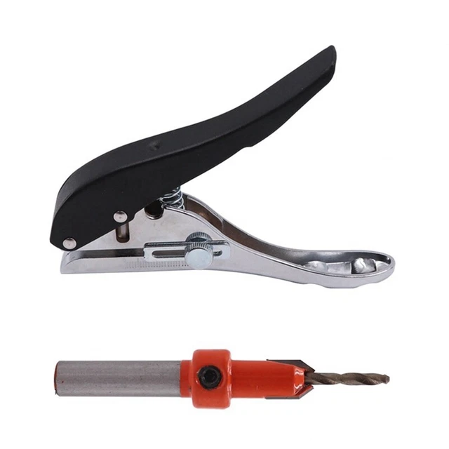 Perforadora Agujeros para Cubiertas Tornillos, Alicates Perforadores Redond Y8J2
