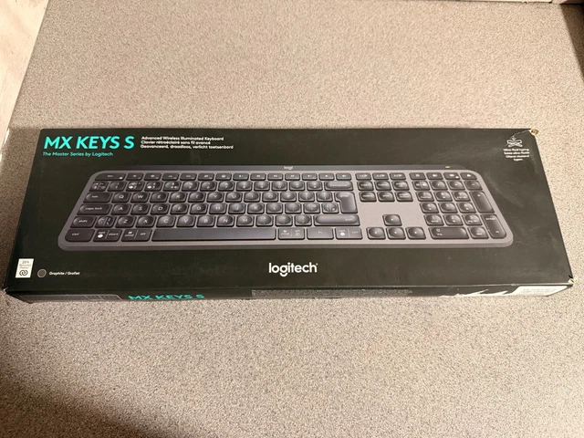 LOGITECH MX KEYS S Bluetooth Rechargeable US Layout Keyboard PC/MAC £39 ...