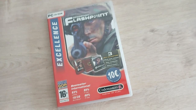 Jeu PC Operation Flashpoint - Édition Complète - Version Française - Très Bon état (boîte, Notice, CD)