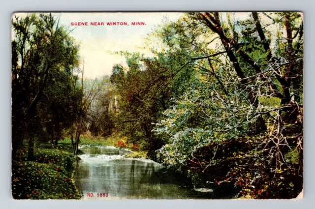 Winton MN-Minnesota, Scene Near Winton, Antique, Vintage c1910 Postcard