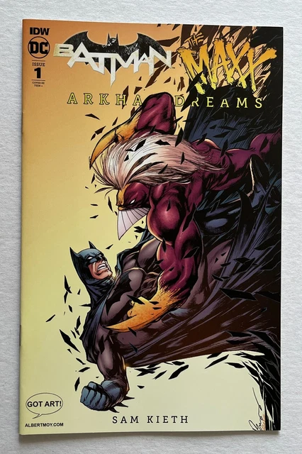 Dc/Idw: Batman/The Maxx: Arkham Dreams #1: Got Art! Buzz Color Variant *Unsigned