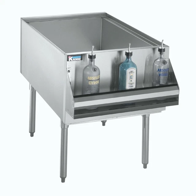 Krowne Metal Royal Series 18"W Underbar Pass-thru IceBin/Cocktail Station