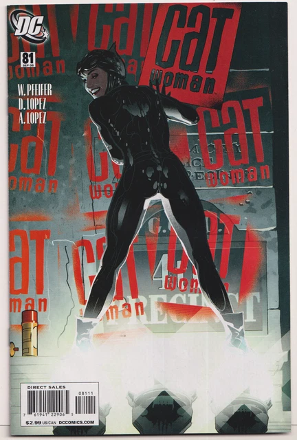 Catwoman 81 VF+ 8.5 DC 2008 Adam Hughes