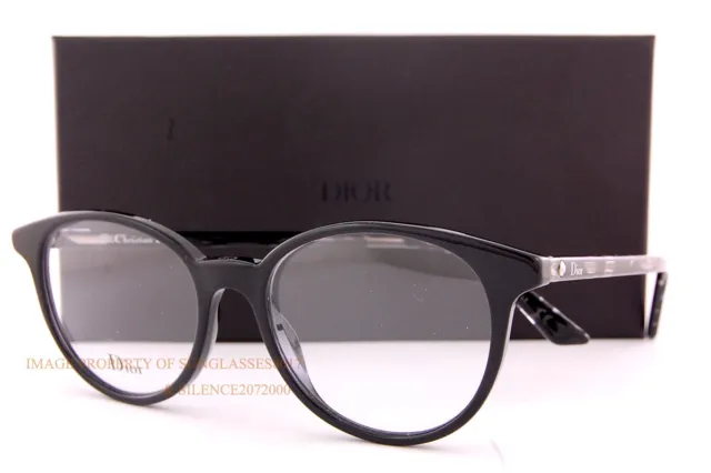 Brand New Christian Dior Eyeglass Frames Montaigne/47 WR7 Black For Women