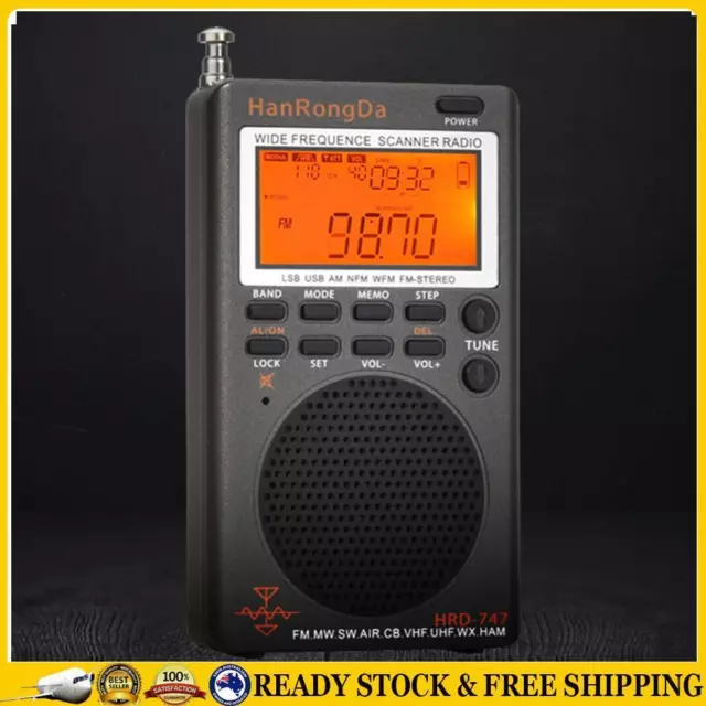 Digital Radio Convenient AM FM All Waves Full Band CB AIR Band Ham Radio Useful