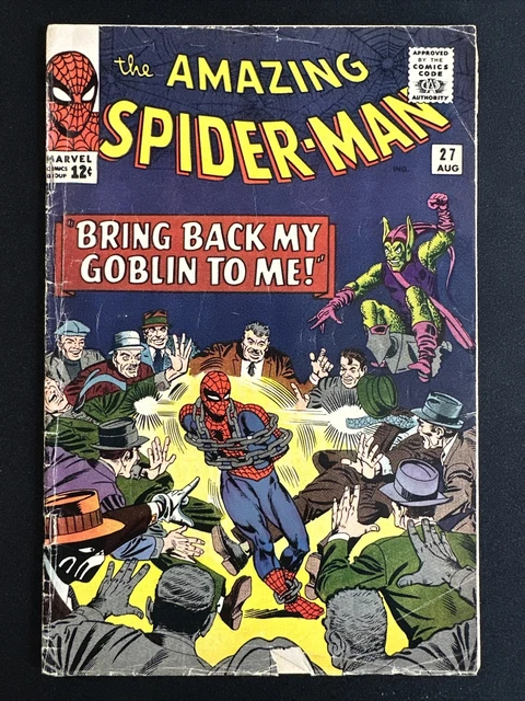 The Amazing Spider-Man #27 Marvel Comics 1st Print Silver Age 1965 Good/VG