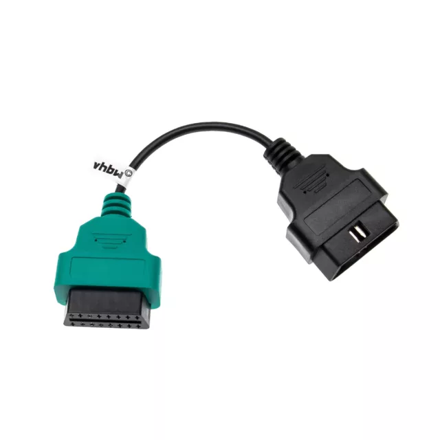 1x Adattatore A1, OBD 16Pin > OBD2 Standard 16Pin per Alfa Romeo GT, GTV, Spider