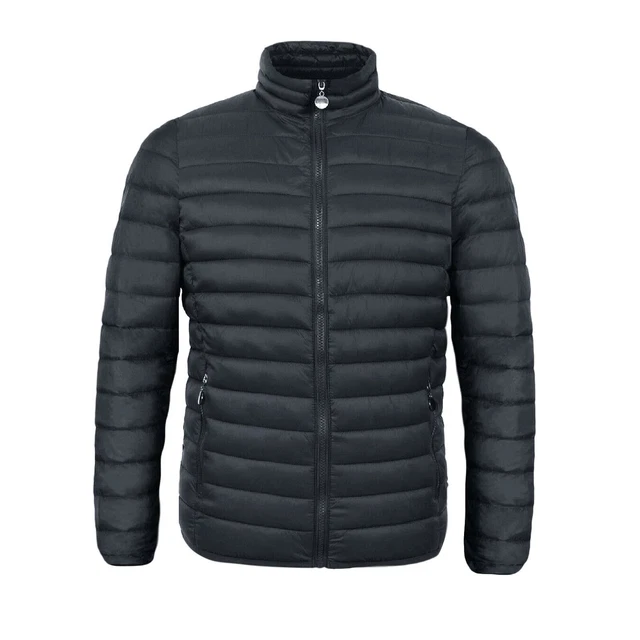 Piumino 100 grammi Uomo Giubbotto Leggero Giubbino slim fit Giacca Blu Verde 7