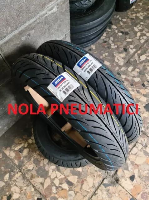 Coppia pneumatici 100/80-17 52R e 130/70-17 62R MITAS MC25 BOGART DOT 2023/2024