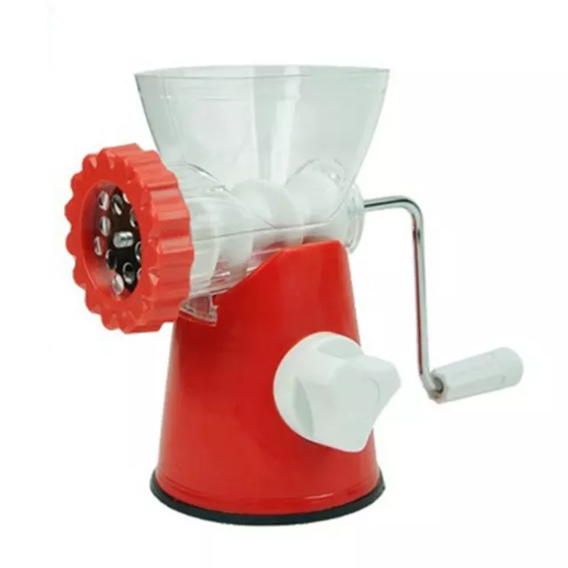 Food Grinding Mincing Machine Manual Meat Grinder Pearlescent