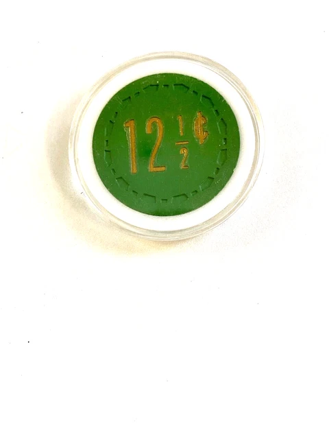 RaRe OLD CLUB BINGO 12 1/2c " One Bit " SMALL CROWN VEGAS LOW BOOK $300 RaRe OLD CLUB BINGO 12 1/2c " One Bit " SMALL CROWN VEGAS LOW BOOK $300