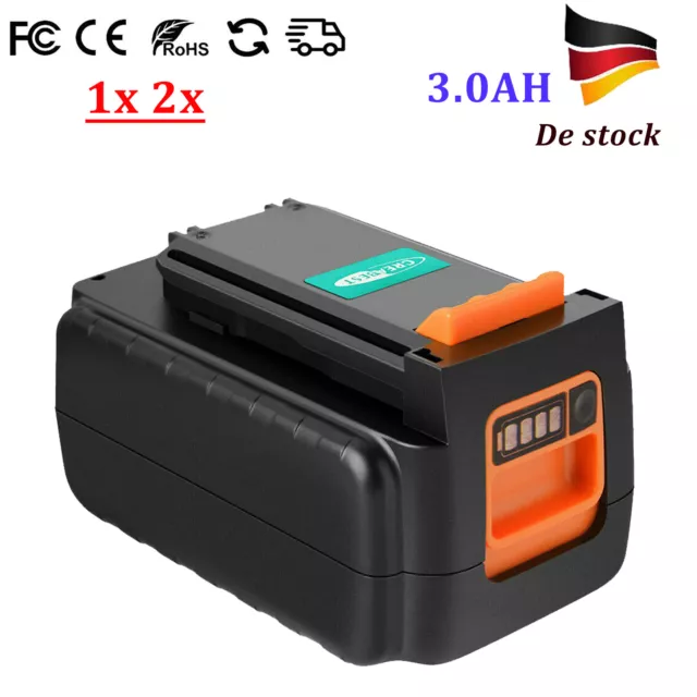 3000mAh Li-ion 36V Akku Für Black&Decker LBXR36 BL20362 LBX2040 LSW36 BL2036-XJ