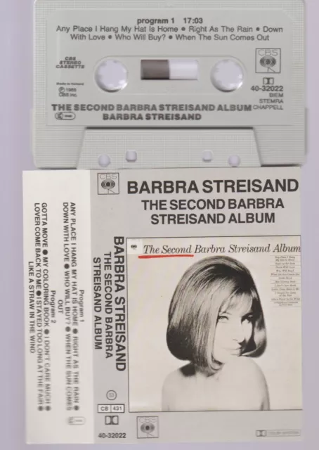 Barbra Streisand Cassette K7 Tape The Second Album