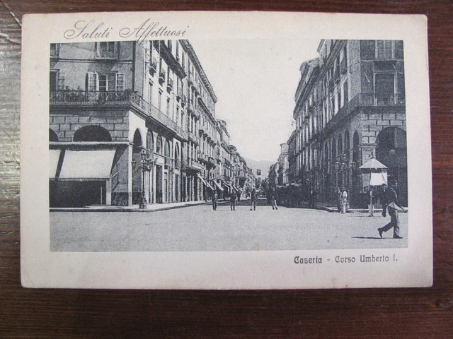 Cartolina Caserta - Animata - 1917 - Formato Piccolo