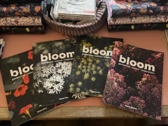 Bloom Magazine Issue 4, 5, 6 & 7 Gardening Nature Inspiration Bundle