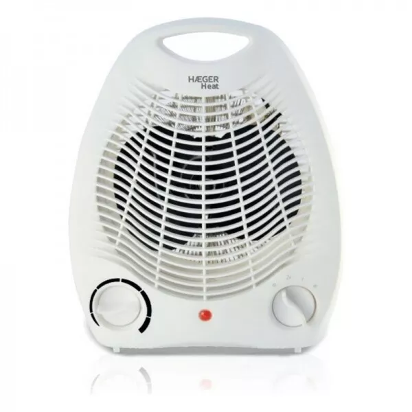 Termoventilatore 2000W Termostato Regolabile Portatile HAEGER CALDO BAGNO STUFA