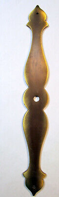 Large Escutcheon BackPlate Cabinet Drawer Pull Door Handle Antique Brass Cast