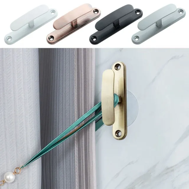 Practical Hold Curtain Holder Mounted Metal Hooks Wall Hanger Curtain Holdback
