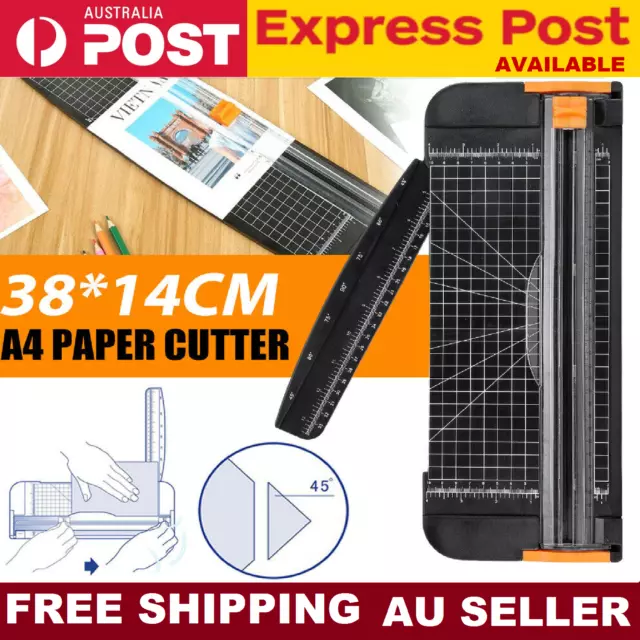 Heavy Duty A4 Photo Paper Cutter Guillotine Card Trimmer Ruler Home Office Tool