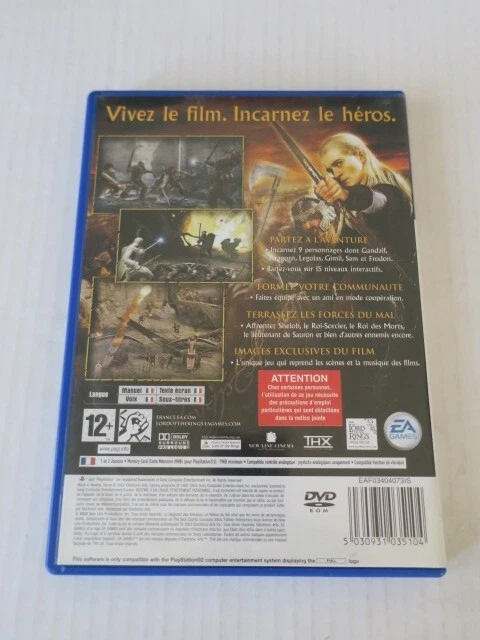 Le Seigneur des Anneaux : Le Retour du Roi   + catalogue produits  ---- pour PS2 3
