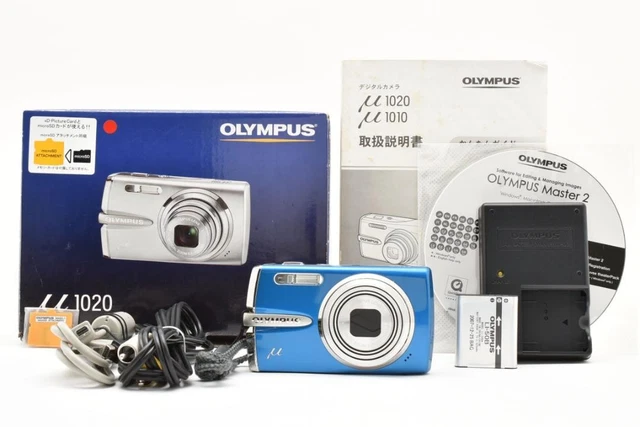 OLYMPUS Μ1020 10MP Digital Camera Blue Used Excellent