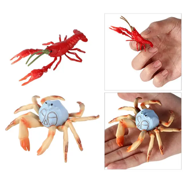 Figurine di animali Mini figurine Modelli Organismi d'acqua dolce per