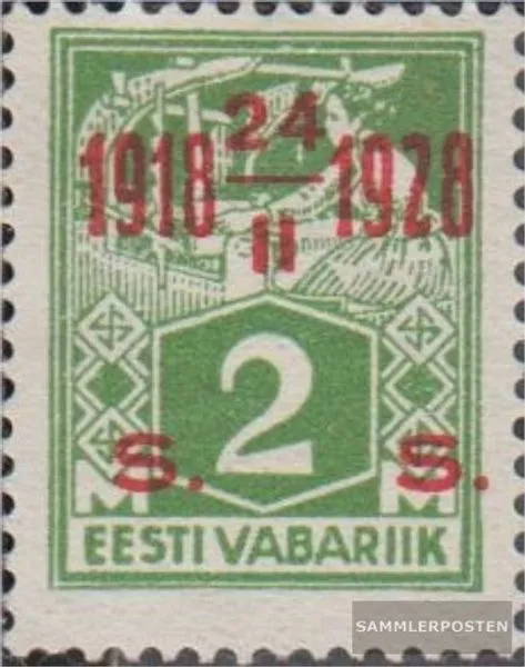 Estland 68 gestempelt 1928 10 Jahre Unabhängigkeit