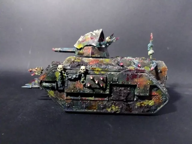 Warhammer 40k pro painted Chimera Tank Chaos Renegades Nurgle Death Guard 3