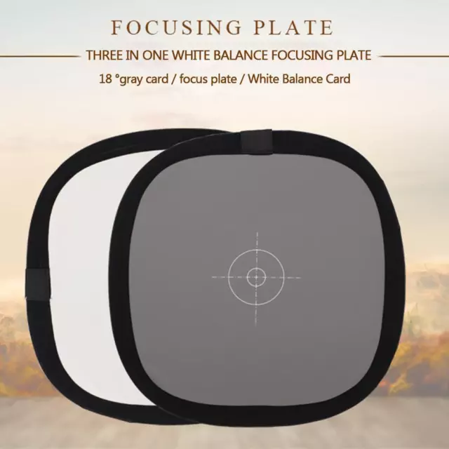 Tarjeta de balance gris/blanco 18% gris cámara réflex digital placa personalizada calibr 12" F4F8