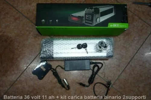 Batteria  Bicicletta Elettrica 36V 15 Ah Li-Ion Silverfish e Caricabatteria