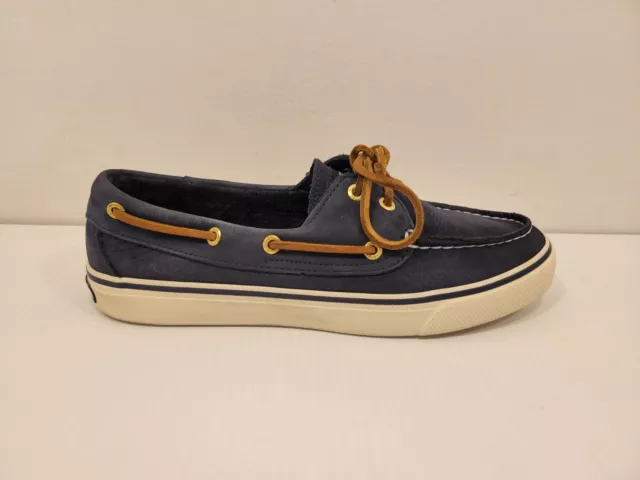 Cute! Womens Navy Blue SPERRY TOP SIDER Nubuck Leather Boat Shoes - Size US 7 M