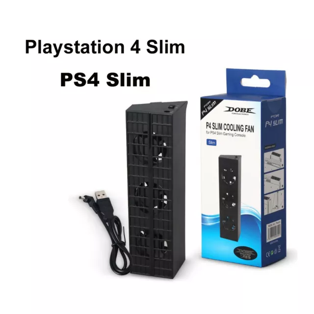 External Cooling Fan Turbo Cooler Temperature for Playstation 4 PS4 Slim Console