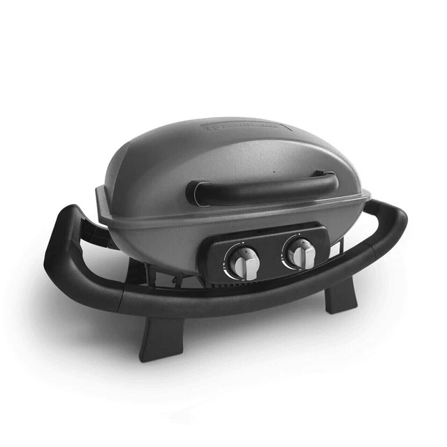 BURNHARD Tragbarer 2-Brenner Gasgrill Wayne - 3,5 kW bis zu 300°C *NEU & OVP*