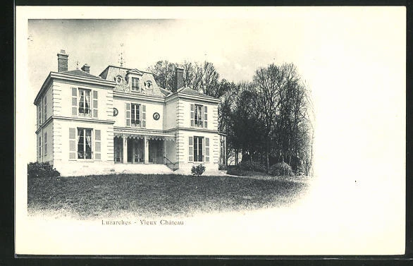CPA Luzarches, Vieux Chateau