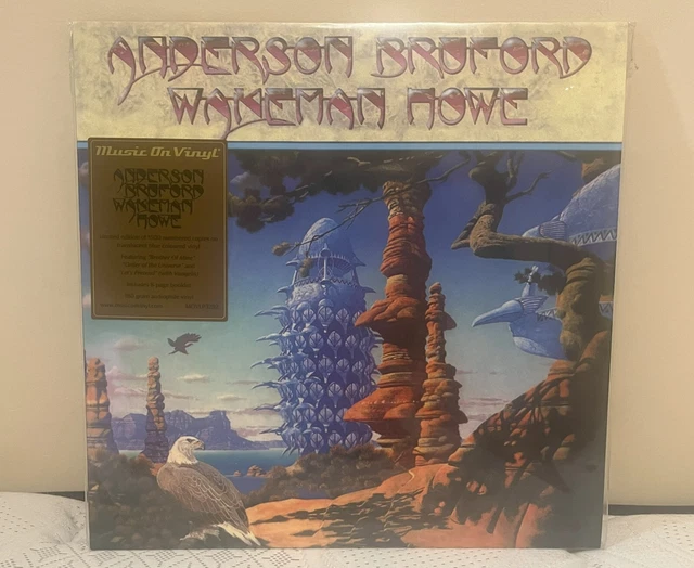 Anderson Bruford Wakeman Howe * translucent blue LP record #0042 of 1,500 * NEW