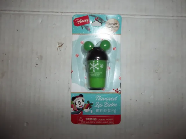 Disney Holiday Mickey Mouse Lip Balm Mint Hot Chocolate