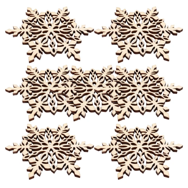 Soporte para olla copos de nieve decoración de mesa navideña protección contra quemaduras 7 piezas
