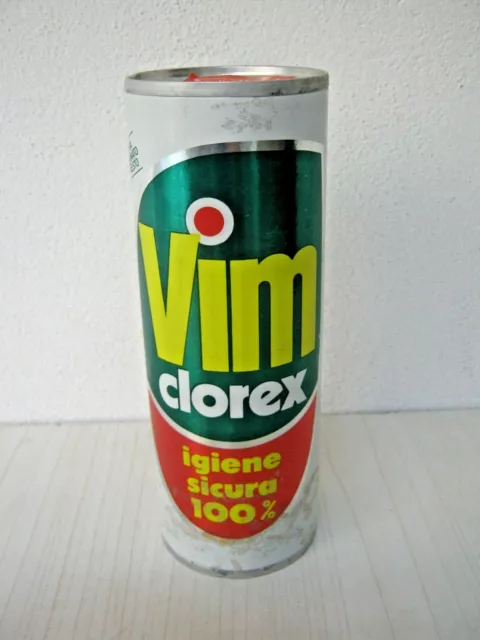 DETERSIVO VINTAGE VIM Clorex Gr.460 Mini Confezione Sigillato Anni 80 Raro  Latta EUR 18,00 - PicClick IT
