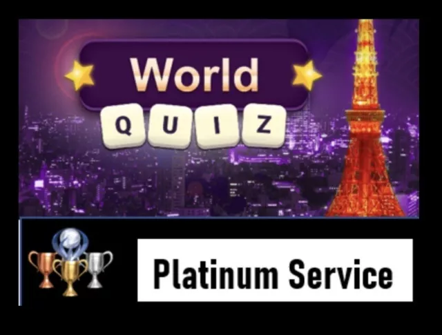 World Quiz - Ps4 - PlayStation 4 - Platinum Trophy Service