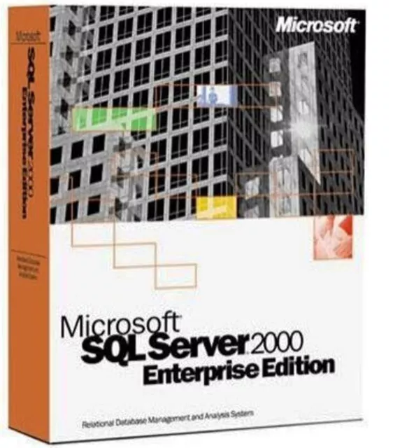 Microsoft SQL Server 2000 Enterprise Edition 64 Bit w/ Reporting Service License