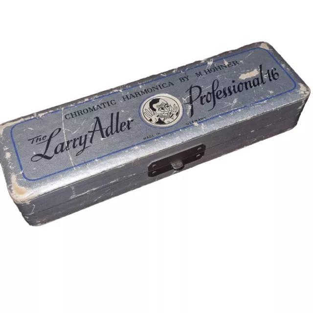 Vintage Hohner Larry Adler Professional 16 Chromatic Harmonica Boxed