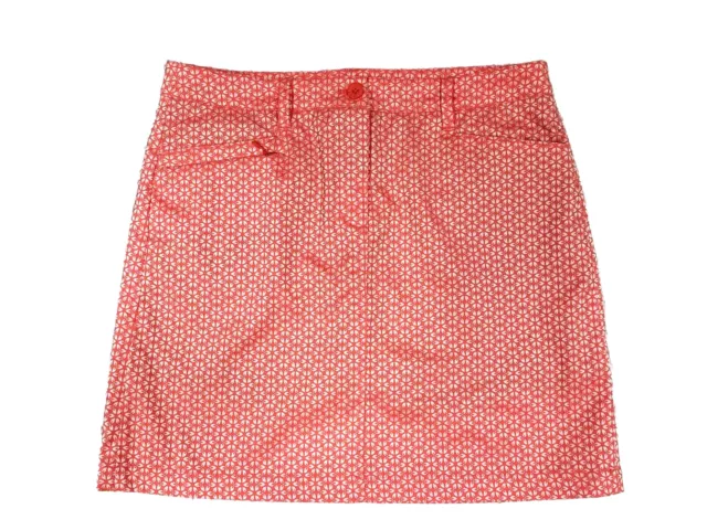 Womens NWT coral  Patterned NIVO Golf Lena Skort size 8 NEW Shorts Skirt  Ladies