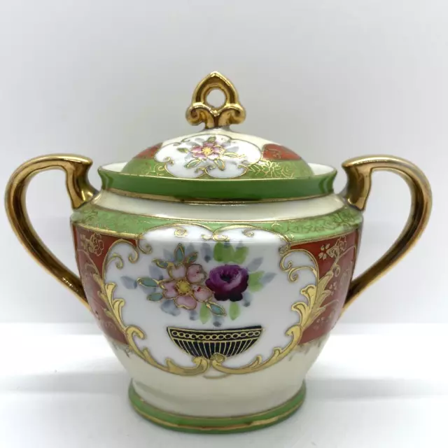 Samurai China Vintage japanische Zuckerdose Schüssel Japan orientalisches Ingwerglas Urne